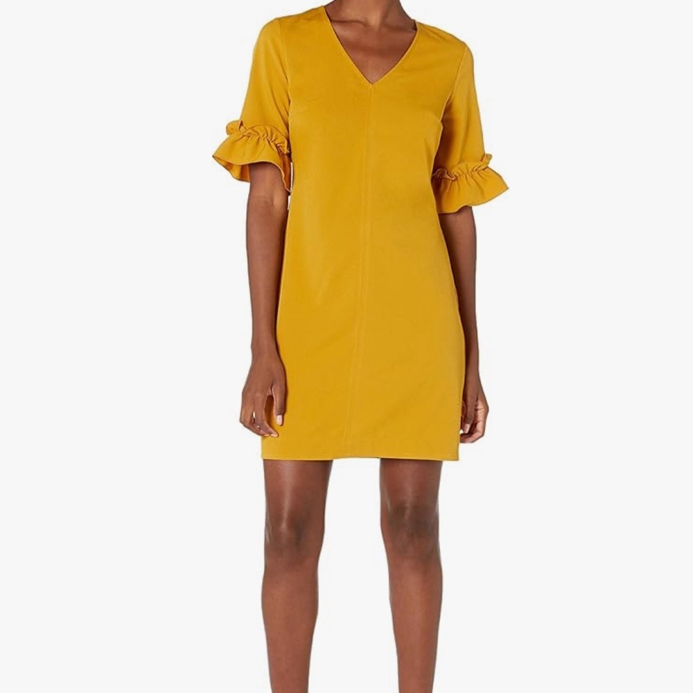 Mustard dress
